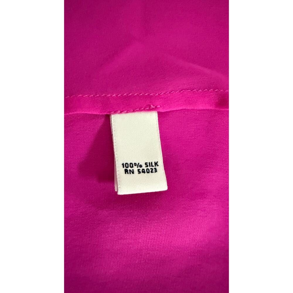 NWT Banana Republic 100% Silk Tank Top XL Pink - Picture 6 of 9